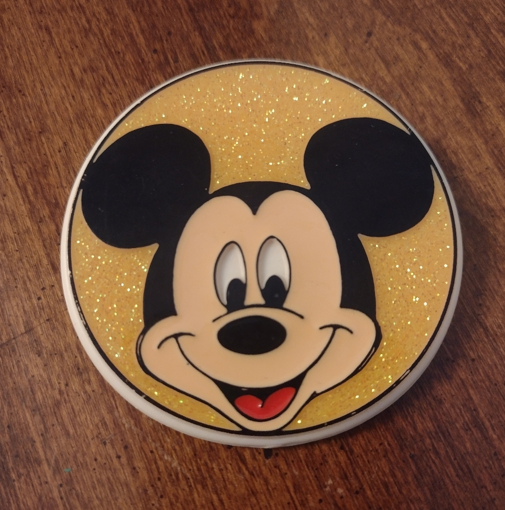 Rare Vintage Disney Mickey Mouse Pin - Black and Gold